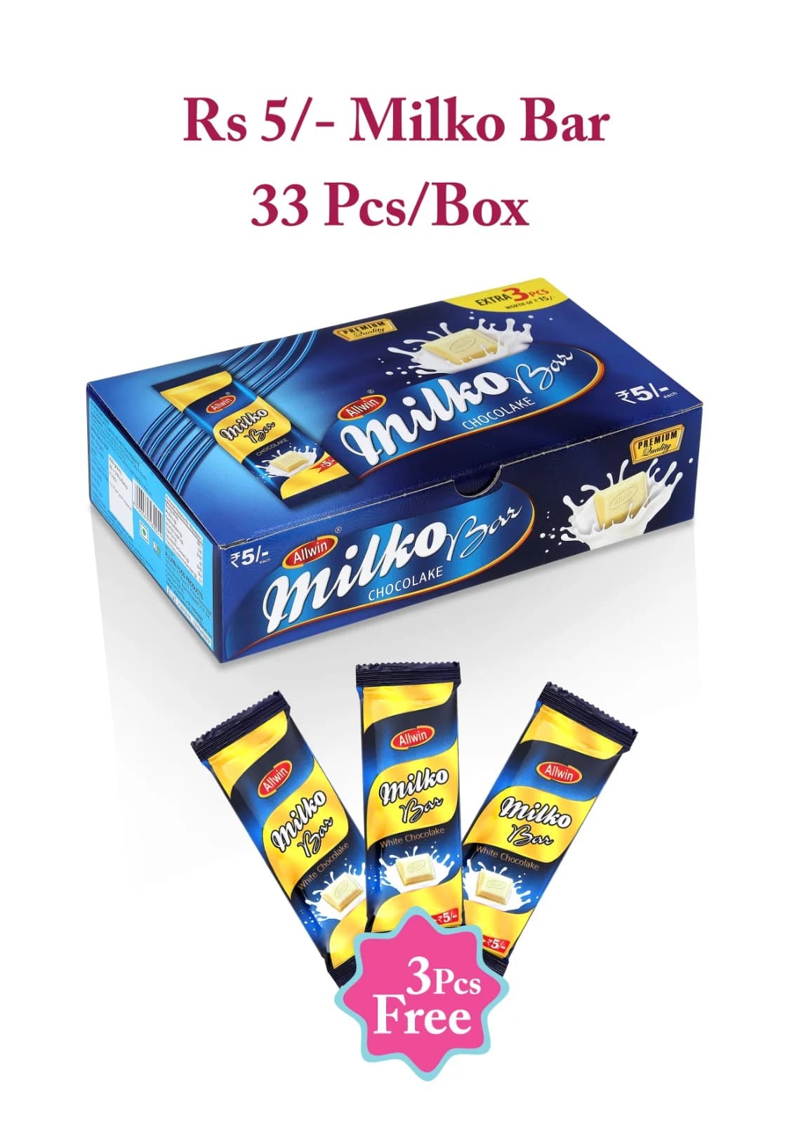 Milko Bar Chocolate