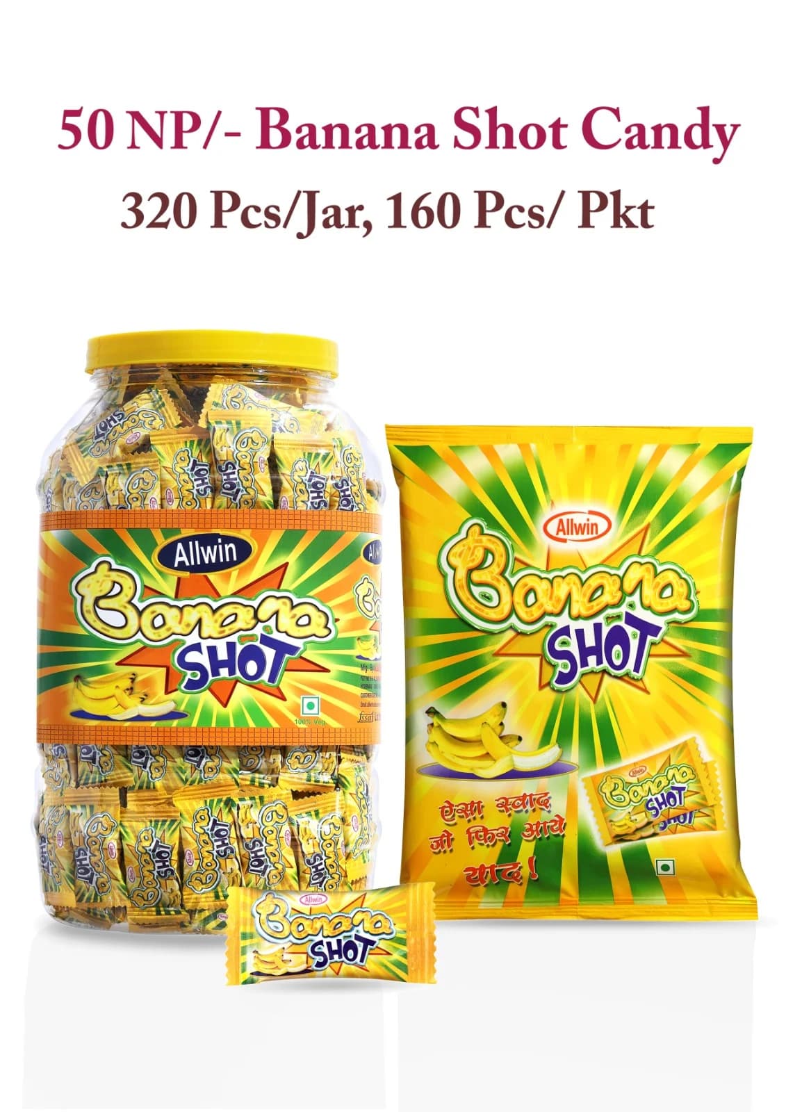 Banana Shot Candy