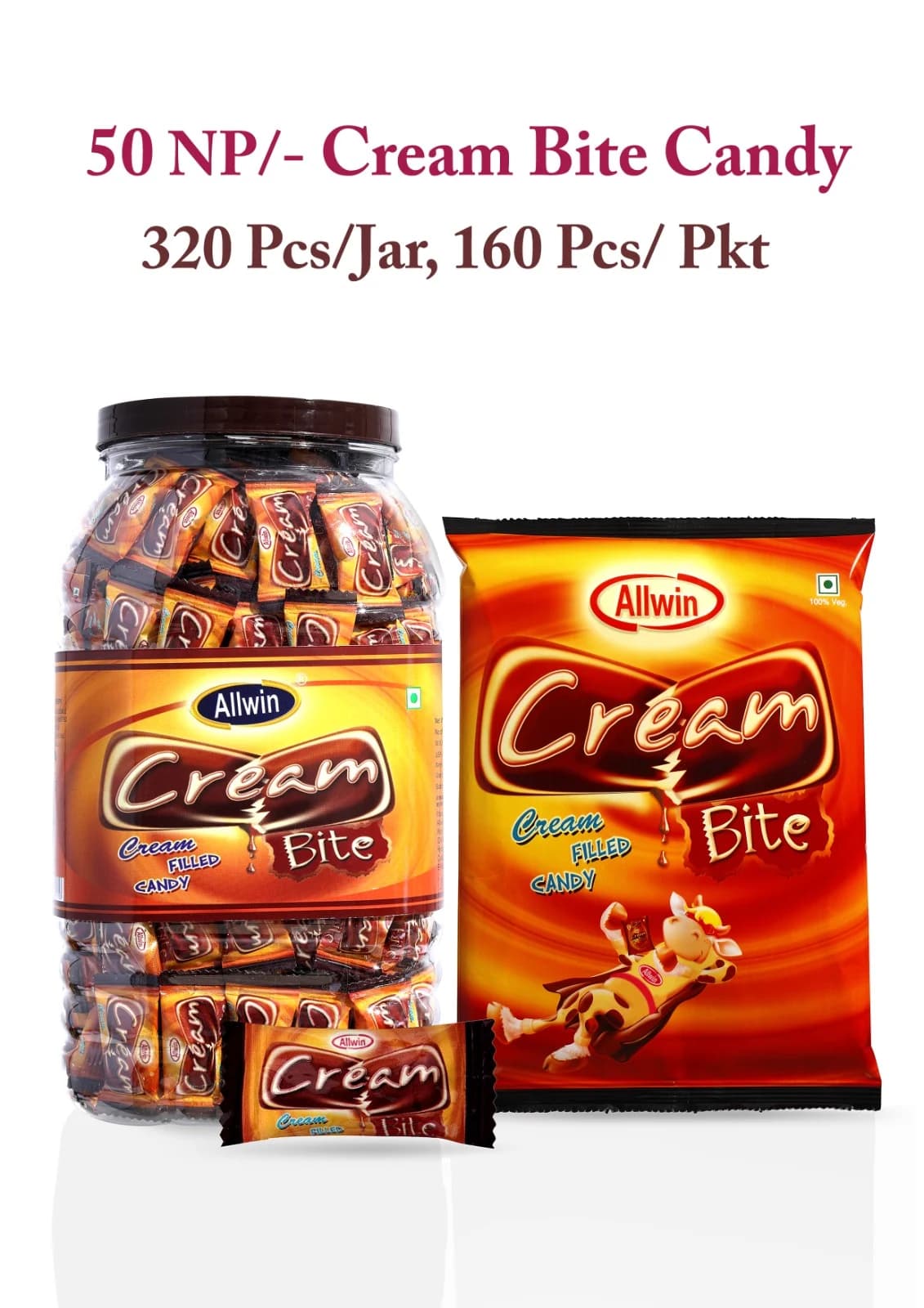 Cream Bite Candy
