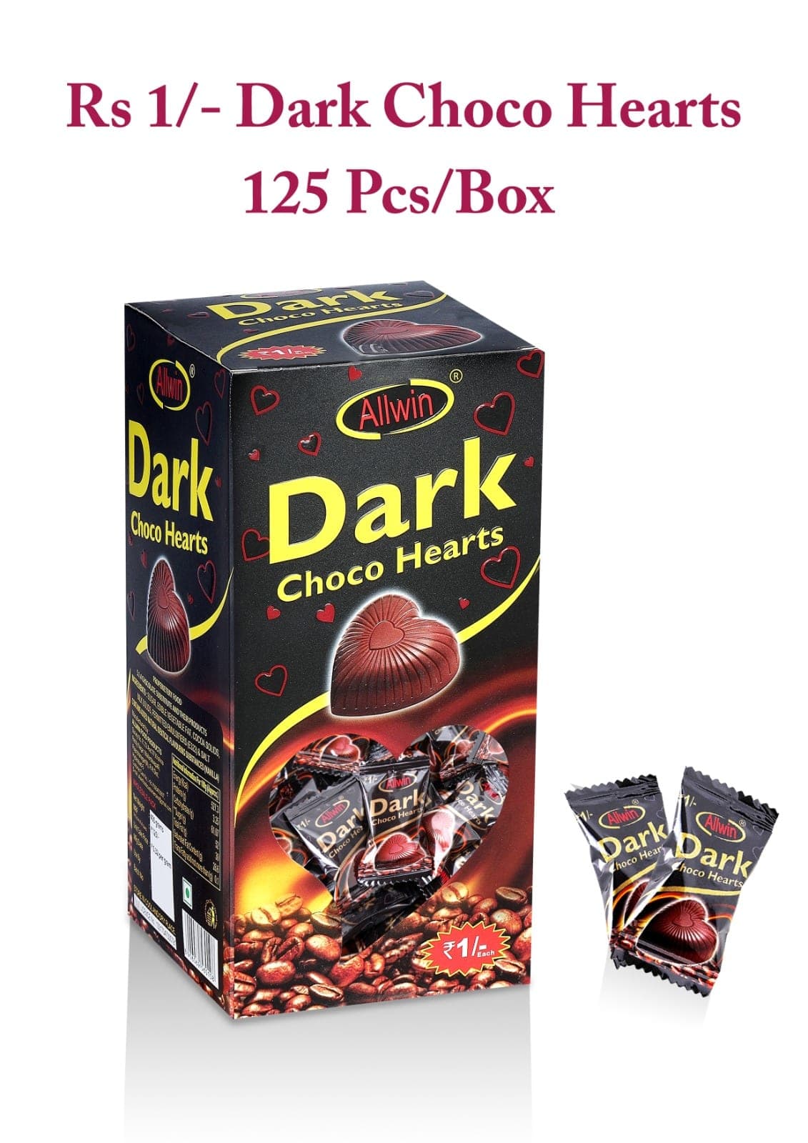 Dark Choco Hearts