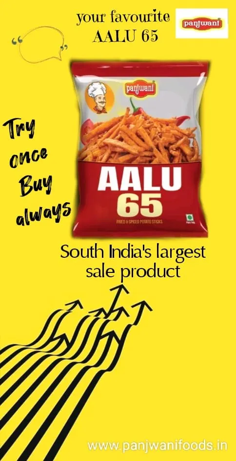 Panjwani Aalu 65 Spiced Potato Sticks