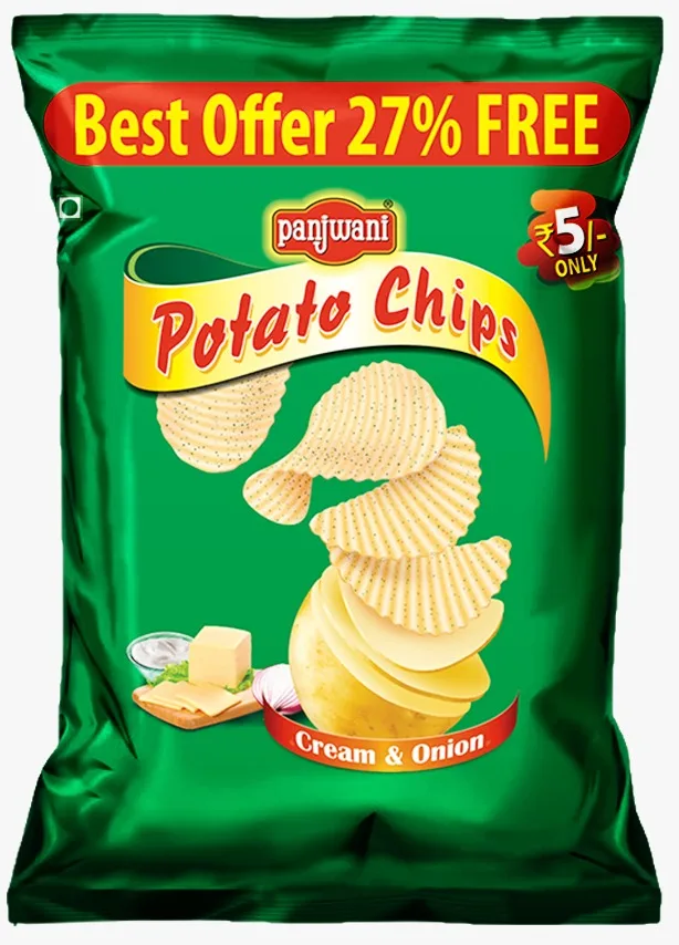 Panjwani Potato Chips Cream & Onion