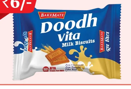 BakeMate Doodh Vita Milk Biscuits