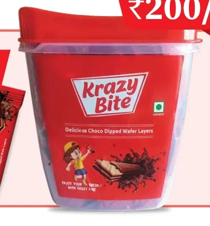 BakeMate Krazy Bite Enrobed Wafer