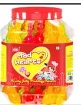 Hugs Mad Hearts Toy Jar Jelly and Pudding Drink