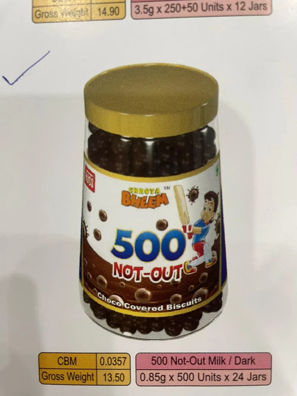 Hugs 500 Not Out Biscuit Balls