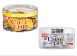 Hugs Choc Coin Gold & Silver