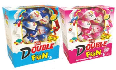 Hugs Double Fun Egg Toy (Box 30+3)