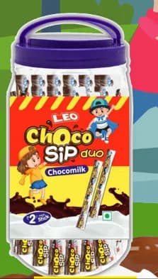 Leo Choco Sip Duo Jar