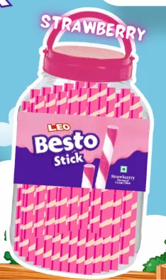 Leo Besto Stick Wafer Jar