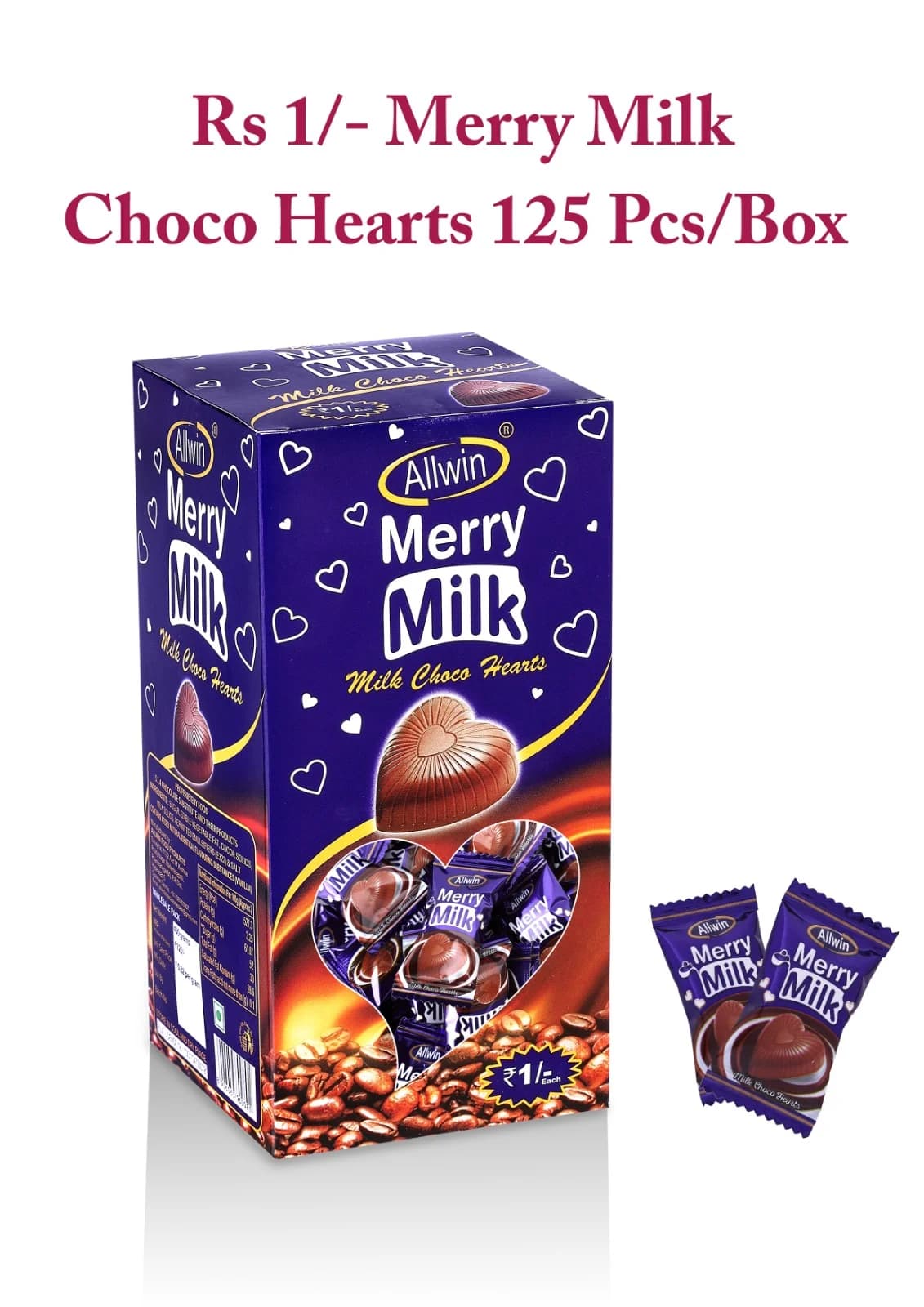 Merry Milk Choco Hearts