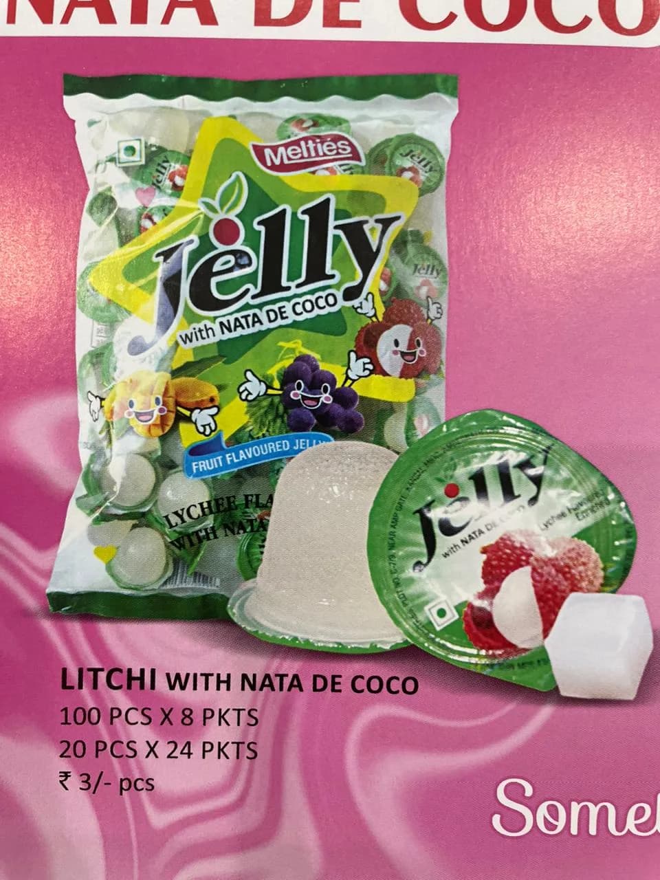 Litchi with Nata De Coco