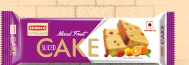 Mixed Fruit Cake Slice